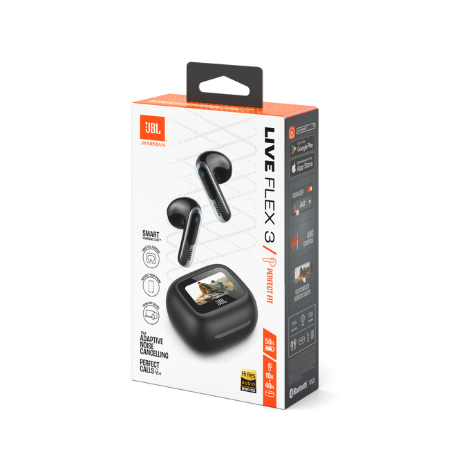 JBL Live Flex 3 Kabellose Noise Cancelling Ohrhorer mit Open Stick Design